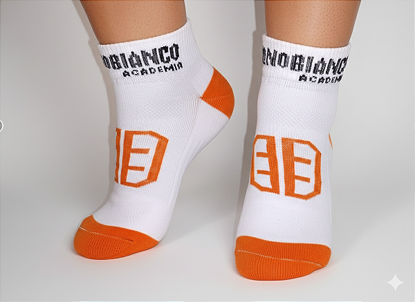 Meia Soquete - Branca - Tam:39 - 44