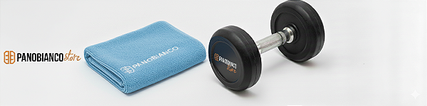 Toalha de Rosto Escrita Panobianco-Cor:Azul