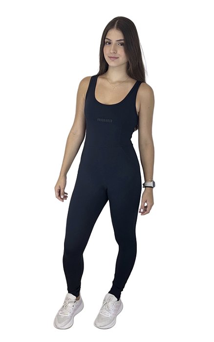 Macacão Poliamida-(Aluno) - Preto