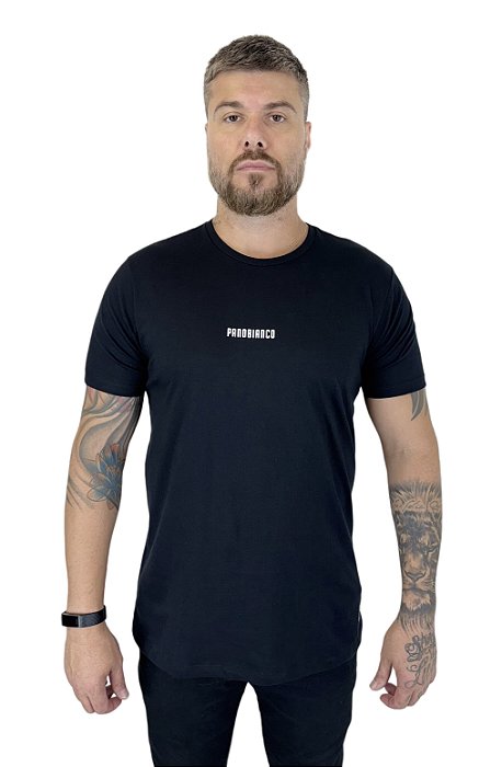 Camiseta TSHIRT (meia malha) - Preto