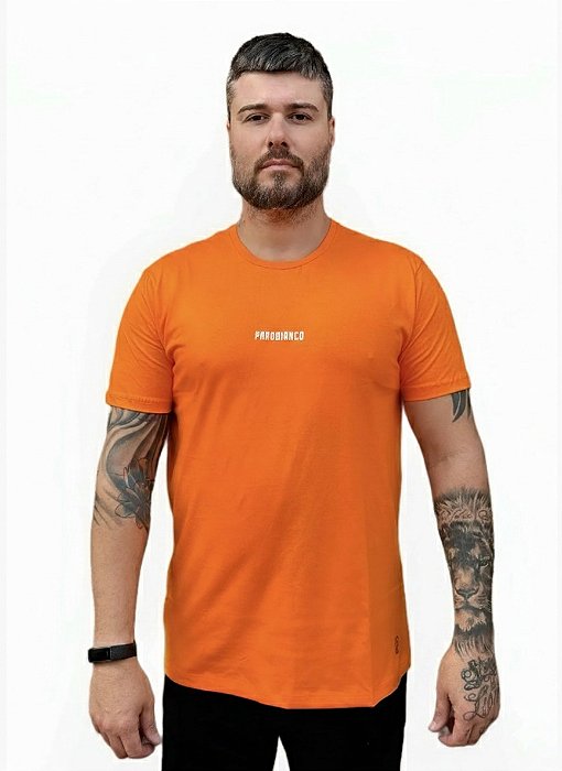 Camiseta TSHIRT (meia malha) - Laranja