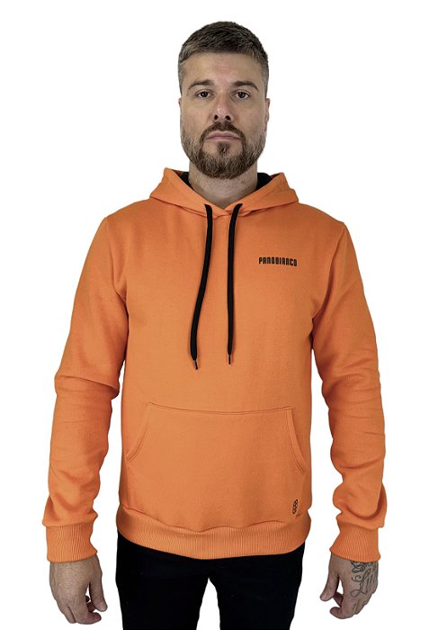 Casaco Moletom Canguru - Laranja