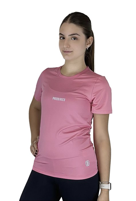 Camiseta Baby Look (Dryfit) - Rosa
