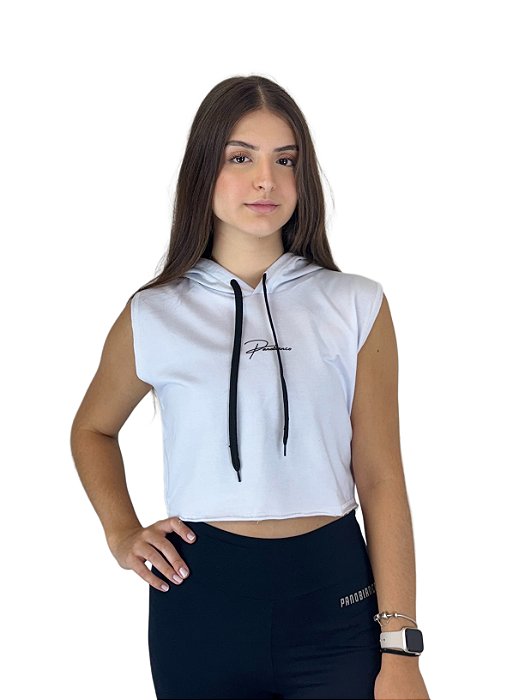 Cropped Regata (Moletinho) - Branco