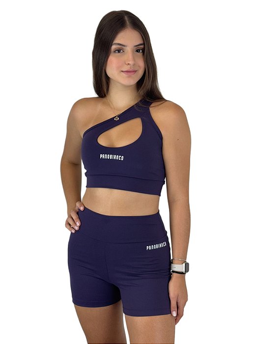 Conjunto Top e Shorts (Poliamida) - Roxo