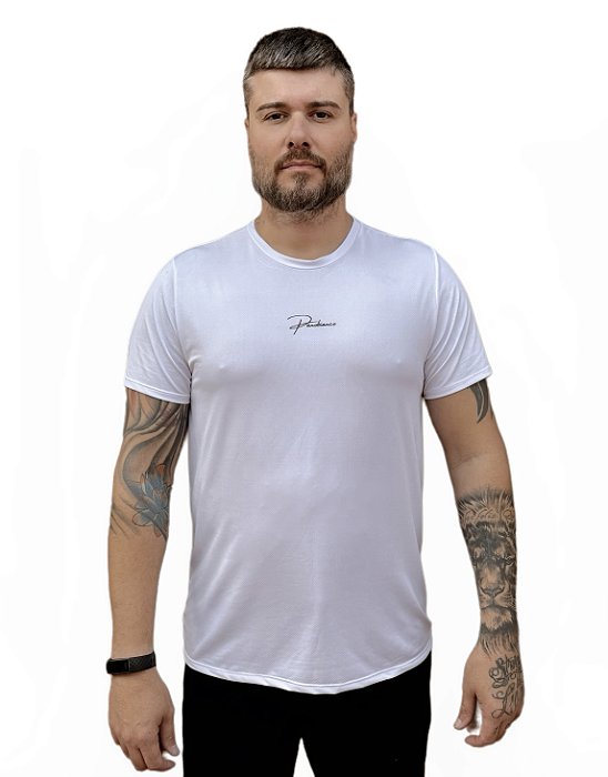 Camiseta Masculina TSHIRT (Dry Furadinho) - Branco