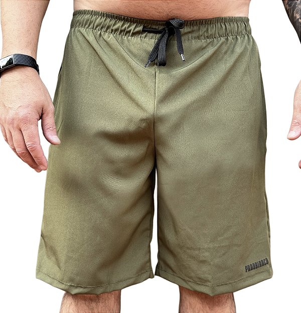 Bermuda Masculina (Tactel)-Verde