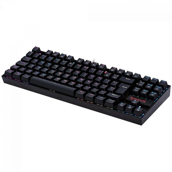 Teclado Mecânico Gamer Kumara Switch Red K552RGB-1 Preto Redragon