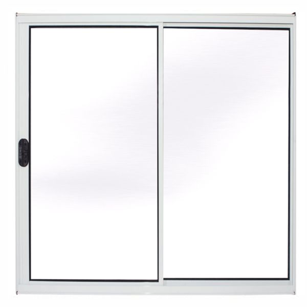 VITRO DE CORRER ALUMÍNIO BRANCO 2 FOLHAS UMA FIXA  LINHA MODULAR