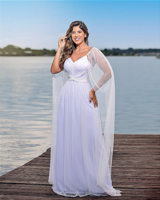 VESTIDO NOIVINHA CLARA - BRANCO