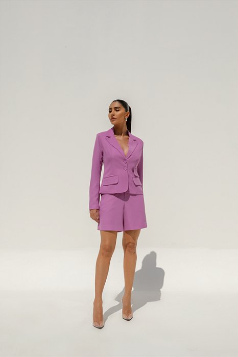 CONJUNTO SPENCER COM BERMUDA MAYARA - LILÁS