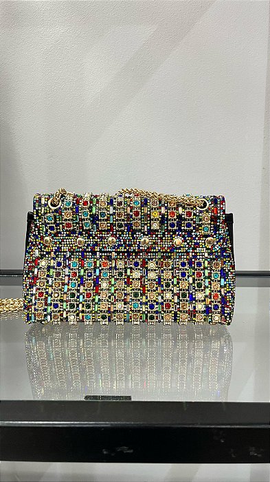 BOLSA THAIS PEDRARIA - COLORIDA