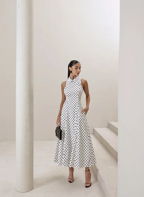 VESTIDO FRENTE ÚNICA POÁ - OFF WHITE