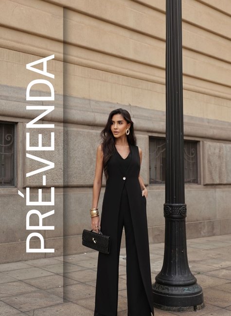 MACACÃO JUJU DUPLO PRETO [PRÉ VENDA - ENVIOS EM 09/03/2026]