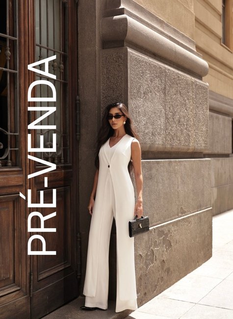 MACACÃO JUJU DUPLO OFF WHITE [PRÉ VENDA - ENVIOS EM 09/03/26]