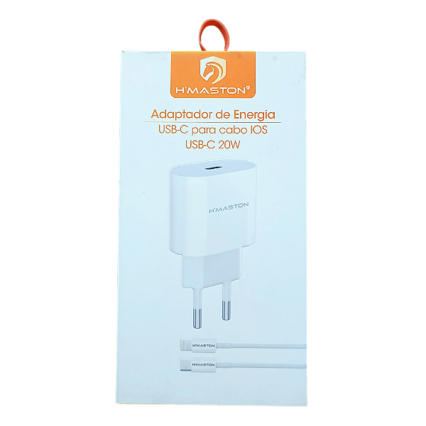 Adaptador de energia USB -C para cabo IOS 20W
