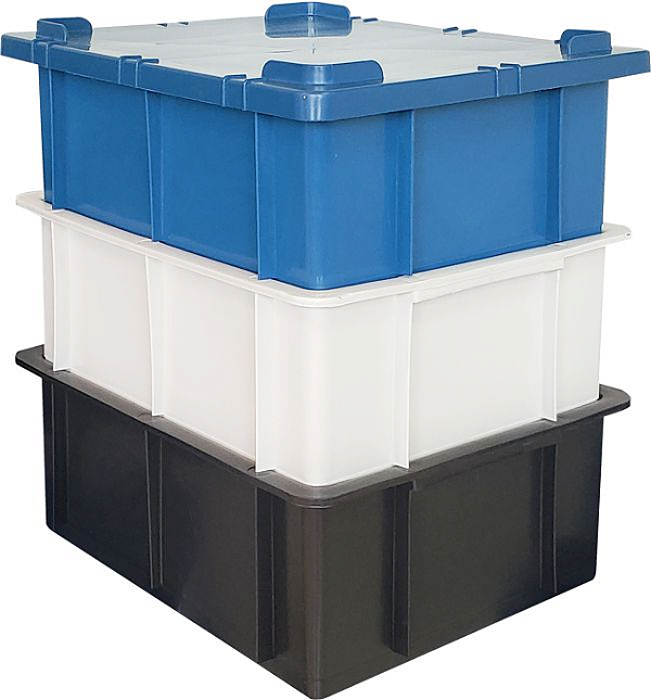 Caixa Plástica C/ Tampa 15L
