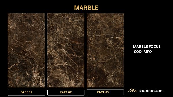 PLACA DE REVESTIMENTO  FLEXÍVEL - MARBLE  FOCUS