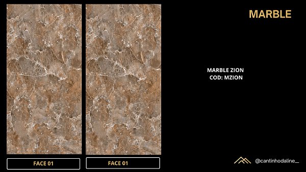 PLACA DE MÁRMORE FLEXÍVEL MARBLE ZION
