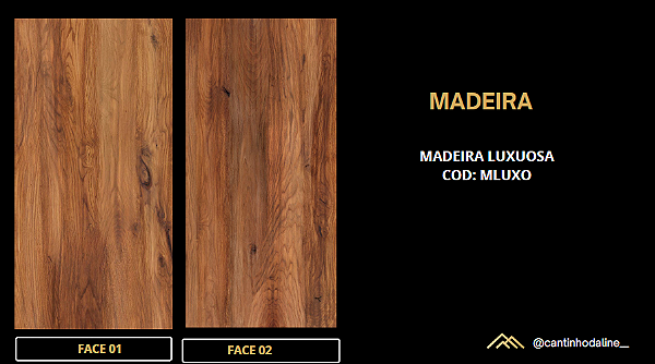 PLACA DE MÁRMORE FLEXÍVEL - MADEIRA LUXUOSA