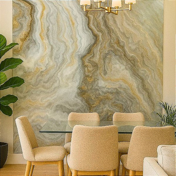 PLACA EFEITO MÁRMORE CHAMPION ACETINADO