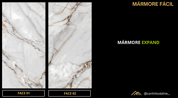 PLACA EFEITO MÁRMORE EXPAND ACETINADO