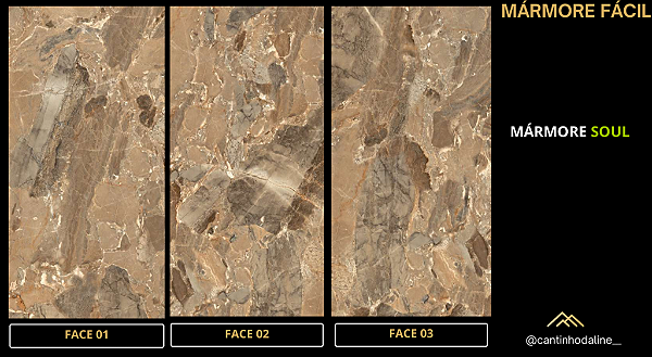 PLACA EFEITO MÁRMORE SOUL ACETINADO