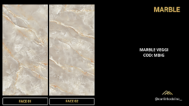 PLACA EFEITO MÁRMORE ÔNIX VEGGI RETROILUMINADA