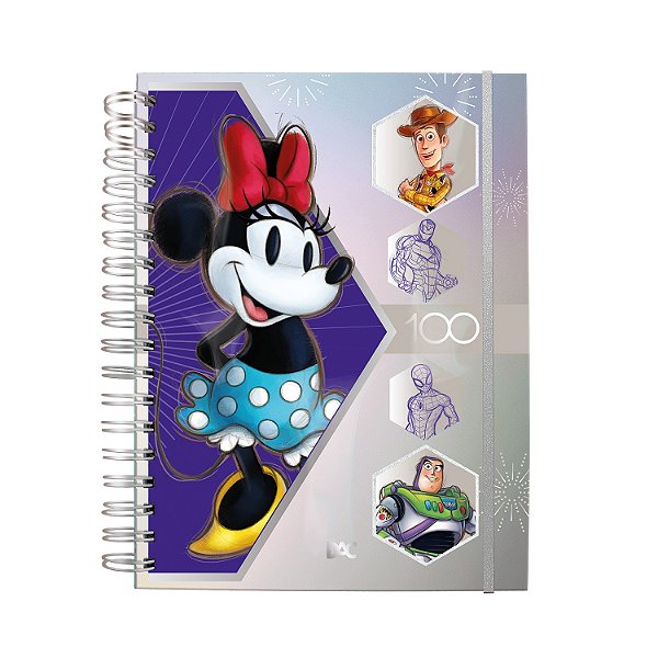 Caderno Smart Mini - Disney 100 anos - DAC
