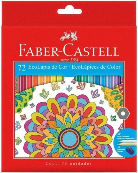 Lápis de cor 72 cores - Faber Castell