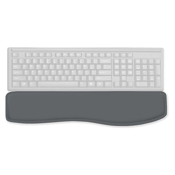 Apoio de Pulso Ergonômico para teclado Cinza