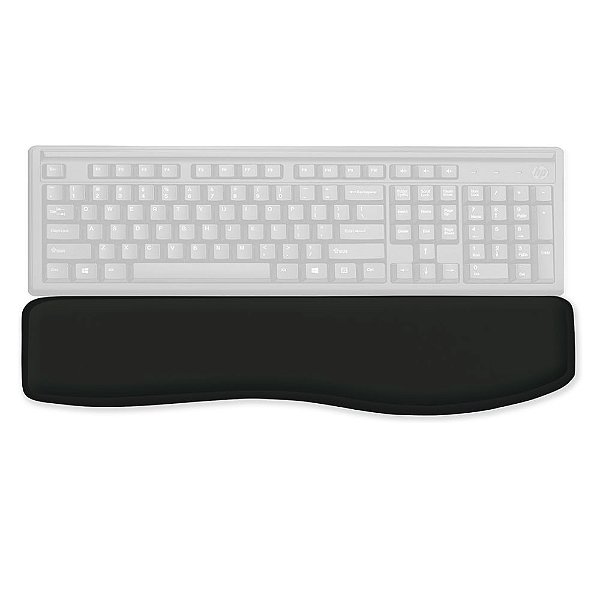 Apoio de Pulso Ergonômico para teclado Preto