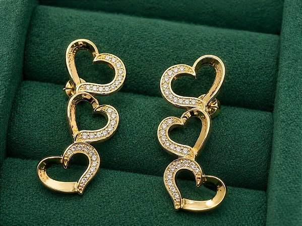 Brinco Heart Cascade