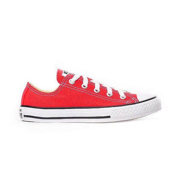 Tênis Converse CK00020004 Chuck Taylor All Star Kids Infantil - Vermelho