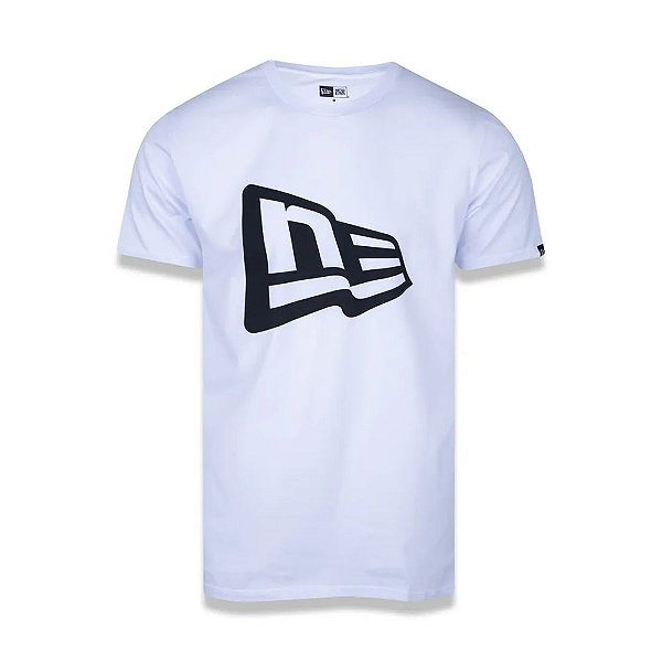 Camiseta New Era Essentials Flag - Branco