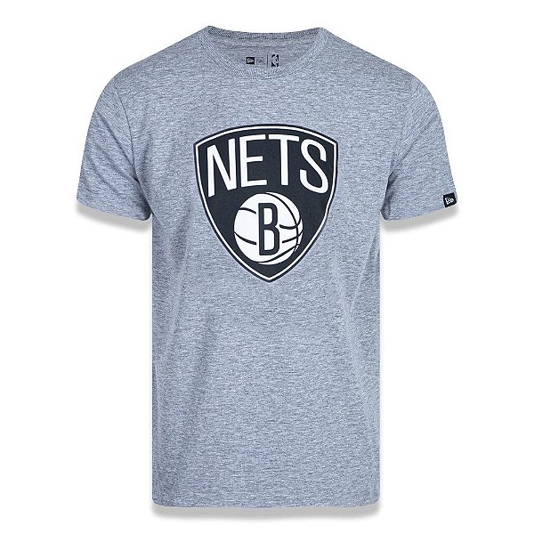 Camiseta New Era NBA Brooklyn Nets Cinza