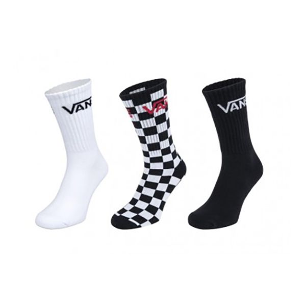 Meia Vans Classic Crew Kit 3 Pares - 36 ao 40