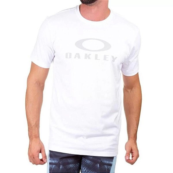 Camiseta Oakley O-Bark Ss Tee Branca