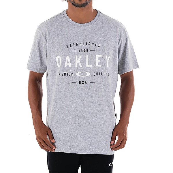Camiseta Oakley Premium Quality Cinza