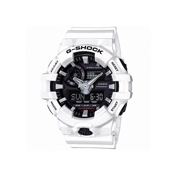 Relógio Casio G-Shock Masculino GA-700-7ADR - Branco