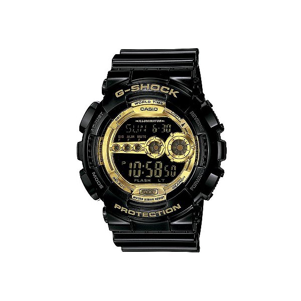 Relógio Casio G-SHOCK Dourado Preto GA-900AG-1ADR