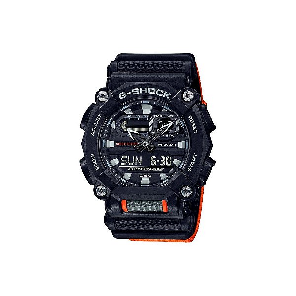 Relógio Casio G-Shock GA-900C-1A4DR *Heavy Dut - Decagonal