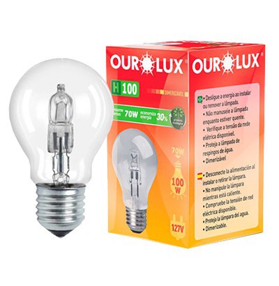 Lâmpada Halógena Bulbo 70W 127V