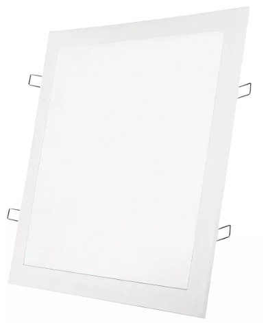 Painel Led de embutir 30w 40x40cm quadrado 2700k luz amarela bivolt - Avant
