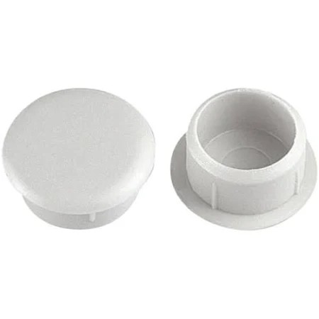 20 unidades de tapa furo 12mm branco