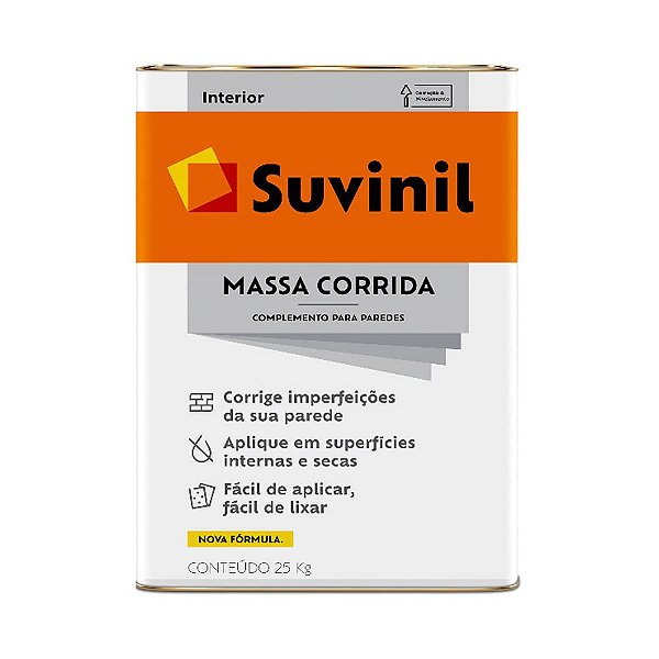 Massa Corrida PVA Lata 25KG - Suvinil