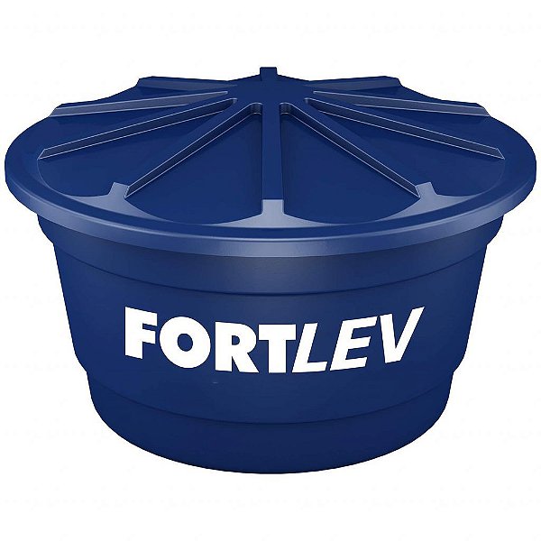 Caixa d'água com tampa 250 litros de polietileno - Fortlev