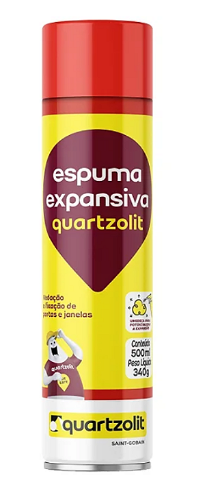 Espuma expansiva 500ml - Quartzolit