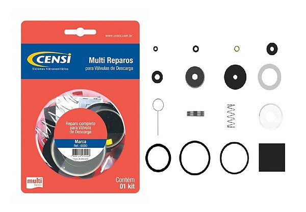 Reparo para Válvula de Descarga (1.1/4" e 1.1/2") - Censi