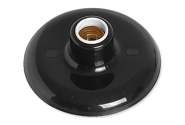 Plafon PVC 100W E27 - Preto